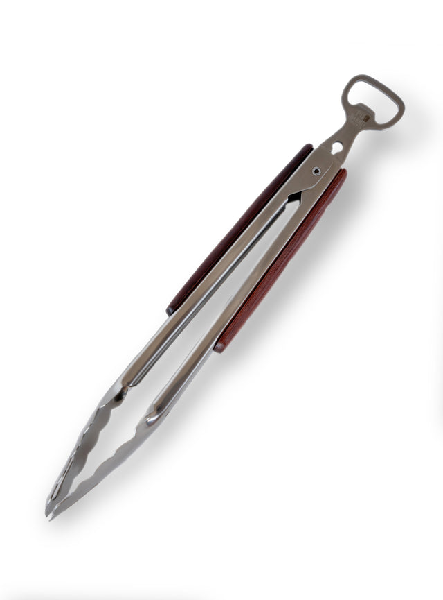 Ultimate Tongs - Heavy Duty Stainless Steel with Bottle Opener
